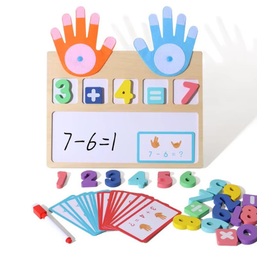 Finger arithmetic drawing bord
